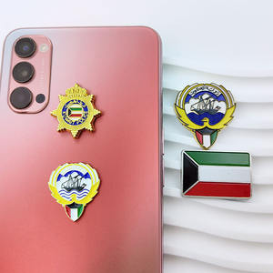 Adesivi personalizzati Kuwait <span class=keywords><strong>Bahrain</strong></span> Oman UAE Saudi Logo distintivo 3D adesivi in metallo per telefono - Product Image 6