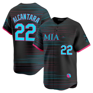 Maillots de baseball personnalisés 2025 pour hommes et femmes, collection Miami City Connect, brodés, uniformes sportifs pour jeunes avec logos - Product Image 4