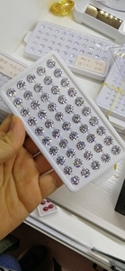 Tình Yêu Lửa Đá Quý Melee Kích Thước Châu Âu Sao Cắt Lỏng Tổng Hợp Trắng Cz Đá 5A Vòng Rực Rỡ Cắt Cubic Zirconia - Product Image 5