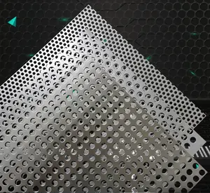 Perforated Mesh Door Mesh Galvanized Round Hole Filters Customized 0.5-10mm Perforated Sheet Stainless Steel