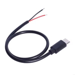 USB C maschio a 2pin cavo di alimentazione Pigtail 30CM 20AWG <span class=keywords><strong>per</strong></span> una facile installazione o sostituzione in USB C gadget - Product Image 4
