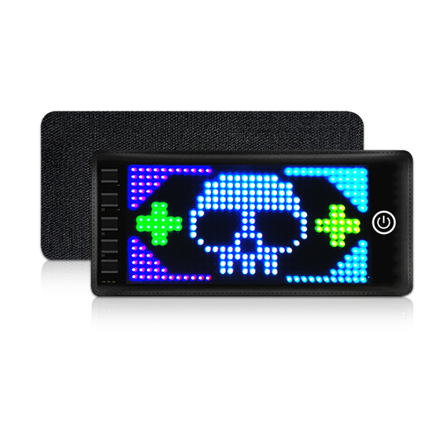 Smart App Control Soft Flexible Led Display for t Shirt Billboard Usb Battery Rechargeable Led Display Screen for Bags Clothes