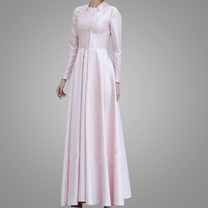 Robe de soirée pour femmes, élégante, en Polyester, Kaftan, Abaya, à perles modestes, accessoires turcs indonésiens, vente en gros - Product Image 5
