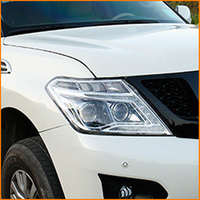 Pour Nissan Patrol Y62 2012-2019, phare bi-LED à double projecteur avec clignotant séquentiel, DRL en forme de L, ensemble de phares avant