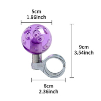Bouton rotatif universel pour volant de voiture et camion, poignée d'assistance électrique en acrylique, accessoires intérieurs automobiles