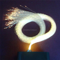 Câble en fibre optique en plastique PMMA à émission lumineuse à l'extrémité, diamètre 2,5 mm, 250 m/rouleau, pour tous types de kits de plafond ciel étoilé, moteur lumineux LED