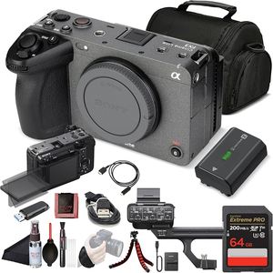 Appareil photo cinéma plein format Alpha <span class=keywords><strong>FX3</strong></span> ILME-<span class=keywords><strong>FX3</strong></span> avec zoom optique 4K 2x-7x et objectif FE 24-70 mm, capteur CMOS - Product Image 1