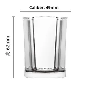 بيع بالجملة JBJ قطعة الكحول السميك القاع 20 سعة عرض شوشو الكورية الخمور تيكيلا النار - Product Image 4