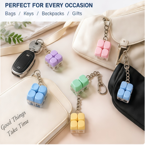 Porte-clés personnalisé anti-stress, mini pendentif, breloque, jouet à presser, idéal pour les cadeaux - Product Image 4