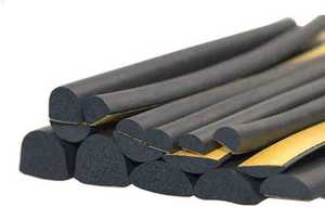 Bande <span class=keywords><strong>de</strong></span> caoutchouc EPDM autocollante en mousse éponge pour boîtier électrique, réduction des vibrations, bande d'étanchéité droite - Product Image 2