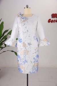 Robe de mariée de haute qualité en brocart taille plus 5XL pour la mère de la mariée - Product Image 4