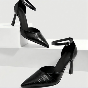 <span class=keywords><strong>Scarpe</strong></span> da <span class=keywords><strong>Donna</strong></span> Plus Size Nere in Vernice con <span class=keywords><strong>Tacco</strong></span> <span class=keywords><strong>a</strong></span> Spillo e Punta Affusolata, Eleganti per Ufficio e Casual, Ideali per l'Ingrosso - Product Image 2