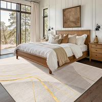 Tapis touffeté tressé à poils ras en fausse fourrure de cachemire, imprimé sur mesure, fabriqué à la machine, avec support TPR amortissant, lavable en machine, adapté aux animaux domestiques