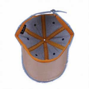 Casquette de baseball élégante en jean délavé avec strass papillon scintillant pour femme – Vente en gros - Product Image 6