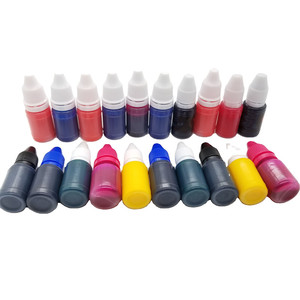 Encre de recharge pour tampons à vêtements 10ml 6ml pour tampons pour enfants, en flacon, encre blanche flash auto-encreuse pour tissu - Product Image 2