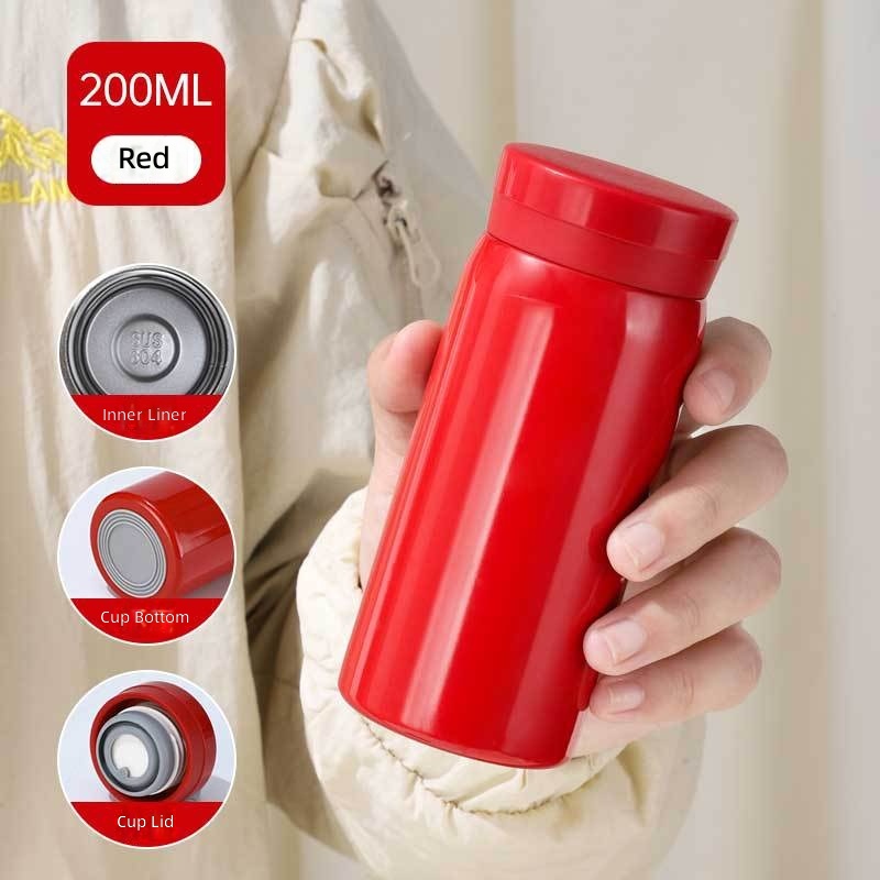 Nouveau gobelet de poche rouge-200ml