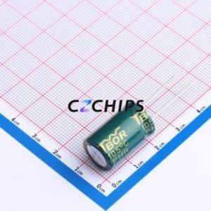 Condensateur électrolytique en aluminium à montage traversant CV102LFC20B, composant à montage traversant THT, D13xL20mm 1000uF -5%~+20% 35V 13mm - Product Image 2