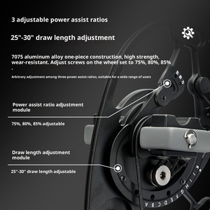 2025 nuevo <span class=keywords><strong>arco</strong></span> compuesto Fuxi para competición, elevador <span class=keywords><strong>de</strong></span> aleación <span class=keywords><strong>de</strong></span> aluminio CNC y sistema <span class=keywords><strong>de</strong></span> polea suave para tiro <span class=keywords><strong>de</strong></span> precisión - Product Image 5
