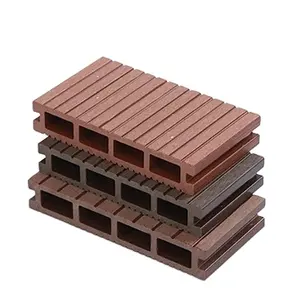 Chất lượng cao Gỗ nhựa composite ngoài trời decking WPC decking sàn Bảng điều khiển nhà máy ngoài trời giá kháng rắn WPC sàn