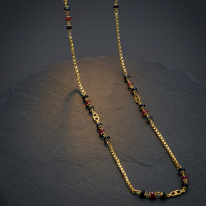 Chaîne de perles plaquées or 14K 18K 24K en gros, Colliers chaînes tendance, Chaîne style perles, Design classique de chaîne de perles. - Product Image 1