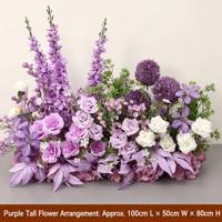 Arche de fleurs artificielles en soie pour mariage, décoration de fond floral pour réceptions et cérémonies – Vente en gros