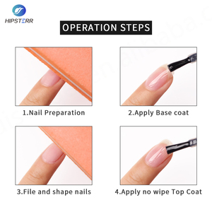 Muestra Gratuita de Gel de Uñas Transparente Mate Sin Limpieza, Marca Privada, Logotipo Personalizado, Resina Desprendible, Sin Amarilleamiento, Esmalte de Gel Suave - Product Image 5