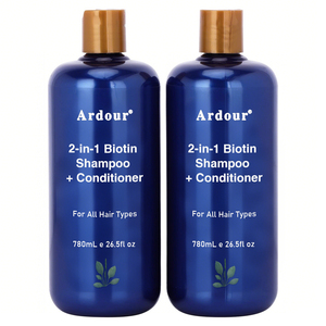 Shampooing et après-shampoing à la kératine, ensemble de soins capillaires de luxe avec huile d'argan biologique nourrissante et lissante, sans sulfate - Product Image 5