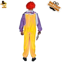 Costumes de Clown pour hommes adultes, livraison gratuite, déguisement d'halloween, effrayant, Clown maléfique, fête, vente en gros