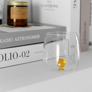 Vaso de Vidrio de Borosilicato Soplado a Mano, Nuevo Diseño, Resistente a Altas Temperaturas, Apto para Lavavajillas y Microondas, Vaso para Jugo Clásico - Product Image 4