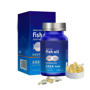 China Groothandel Hot Verkoop 120 Zachte Gels Huisdier Verzorging Alaska Zalmolie Softgel Omega 3 Visolie Capsules Voor Honden Katten Huid En Vacht - Product Image 1