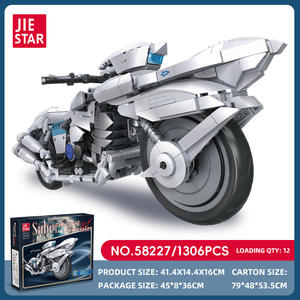 JIESTAR 58227 1318PCS Moto Série Sabre Motored Cuirassier Modèle de Blocs de Construction Technique Jouet Éducatif Cadeau de Fête - Product Image 6