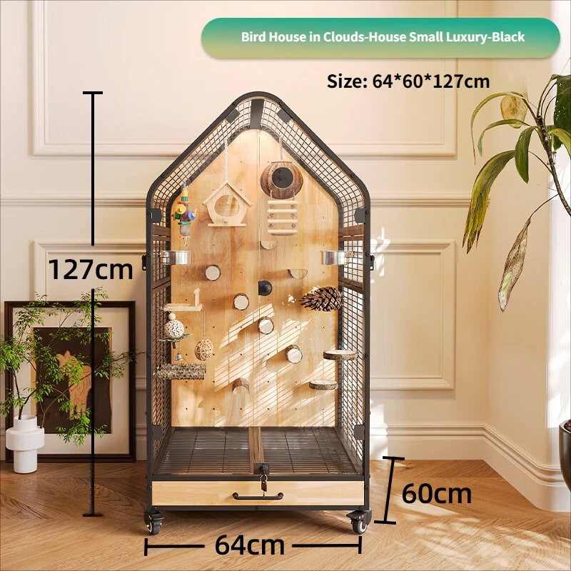 Bird's Nest House - Small-sized Luxury Model - Black