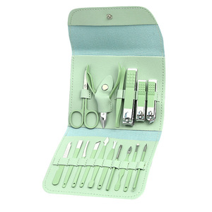 Juego de herramientas de manicura y pedicura de acero inoxidable portátil para adultos ZY-ZJJ - Product Image 1