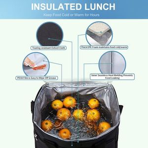 Large Cooler Bag Collapsible Insulated Bags Leakproof Lunch Cooler Tote with Multi-Pockets for Adult Insulated Thermal Bag - Product Image 4