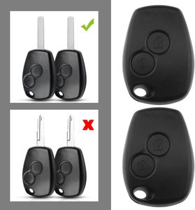 Vỏ chìa khóa xe chìa khóa xe trường hợp 2 nút không có lưỡi cho Dacia Logan sandero Khăn lau bụi lodgy Renault 307 cho lưỡi va2 - Product Image 4
