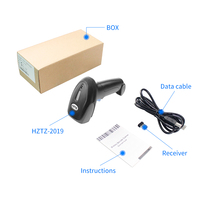 HZTZ - Escáner de Código de Barras CMOS con Cable, Buen Precio al por Mayor, 1D CCD QR, Interfaz USB Portátil, 300 Escaneos/Segundo, 1 Año de Garantía