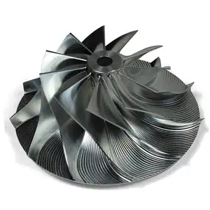 Placa de turbina de fundición de turbina resistente a altas temperaturas, motor de avión, palas de rueda de turbina de titanio