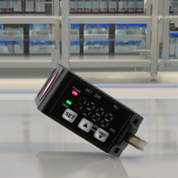 Capteur optique GLX-D200NUI NPN+Analogique, mesure précise de la distance de déplacement au laser, 20080 mm d'épaisseur, hauteur, indice de protection IP67
