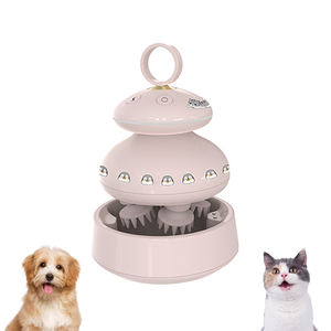 Kopfhaut massage gerät Elektrisches Haustier massage gerät für Hunde und Katzen, IPX7 wasserdichtes kabelloses Hunde katzen massage gerät, 4 Massage köpfe - Product Image 1