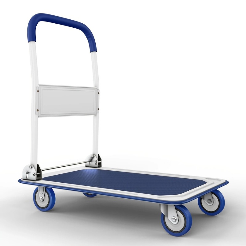 4 Wheel Enclosed Platform Collapsible Folding