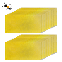 Fournitures d'apiculture : Feuilles de fondation en cire d'abeille Langstroth, grandes et petites tailles, avec cellules de 5,4 mm et 4,9 mm