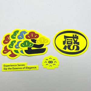 Venta caliente fluorescente verde amarillo Rosa naranja troquelado adhesivo dibujos animados etiquetas adhesivas para envases de plástico - Product Image 1