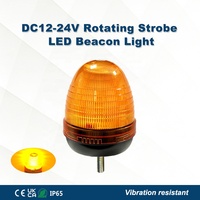 Feux de signalisation à LED de type poire 60 SMD, couleur ambre, base magnétique, feux de signalisation rotatifs à LED, accessoires pour véhicules et voitures