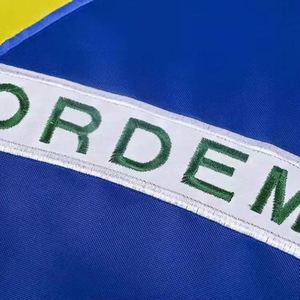 Custom Material Polyester 90x150cm Silk Screen Printing Oxford Cloth Embroidery Brazil Brazilian <b>Flags</b> 3x5ft with 2 Grommets - Product Image 2