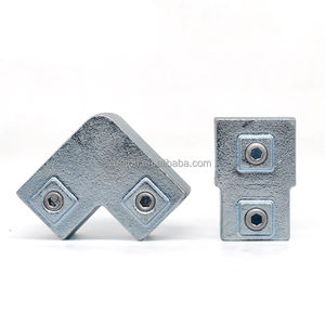 方形钢管连接器40 * 40毫米管架无焊接连接器管件 - Product Image 1