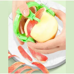 1 PC Multi-Purpose <b>Fruit</b> Peeler <b>Tool</b> Handheld Stainless Steel Foldable Pear Peeling Gadget <b>Vegetable</b> Slicer Foldable Design - Product Image 2