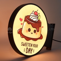 Enseigne lumineuse LED personnalisée pour restaurant de hamburgers et poulet frit, signalétique éclairée, boîte à lumière LED murale extérieure