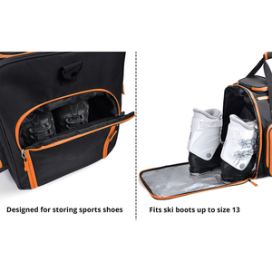Sac de transport pour chaussures de <span class=keywords><strong>ski</strong></span> en polyester, sac de transport pour <span class=keywords><strong>casque</strong></span> de <span class=keywords><strong>ski</strong></span>, accessoires de <span class=keywords><strong>ski</strong></span>, sac de rangement pour chaussures avec poignée rembourrée pour chaussures de <span class=keywords><strong>ski</strong></span> - Product Image 4
