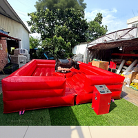 Machine de rodéo gonflable professionnelle en PVC pour adultes, jeu de taureau mécanique gonflable de qualité commerciale pour fêtes