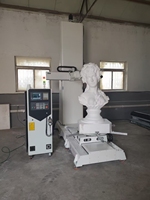 Machine de découpe CNC 3D à 5 axes WS1525 avec moteur à broche unique NC Studio pour la fabrication de sculptures en mousse EPS